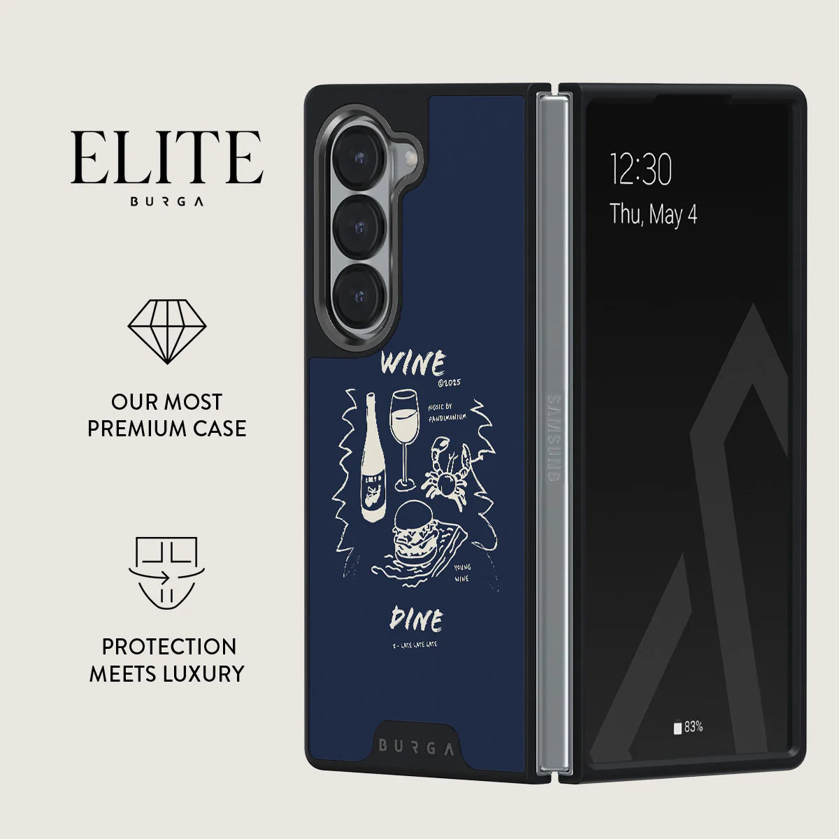 Wine & Dine - Samsung Galaxy Z Fold 6 Case - Image 9