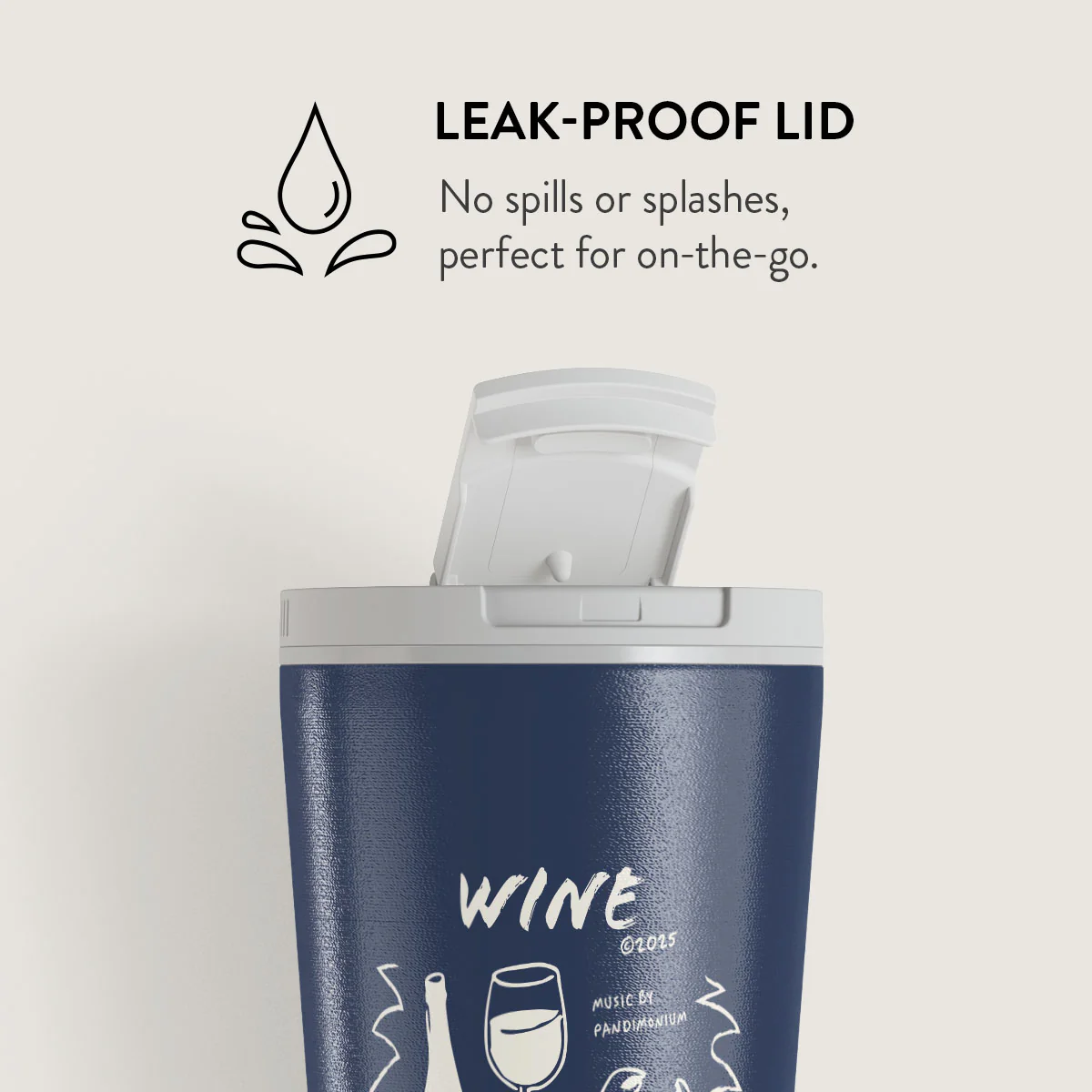 Wine & Dine - Travel Mug - Image 11