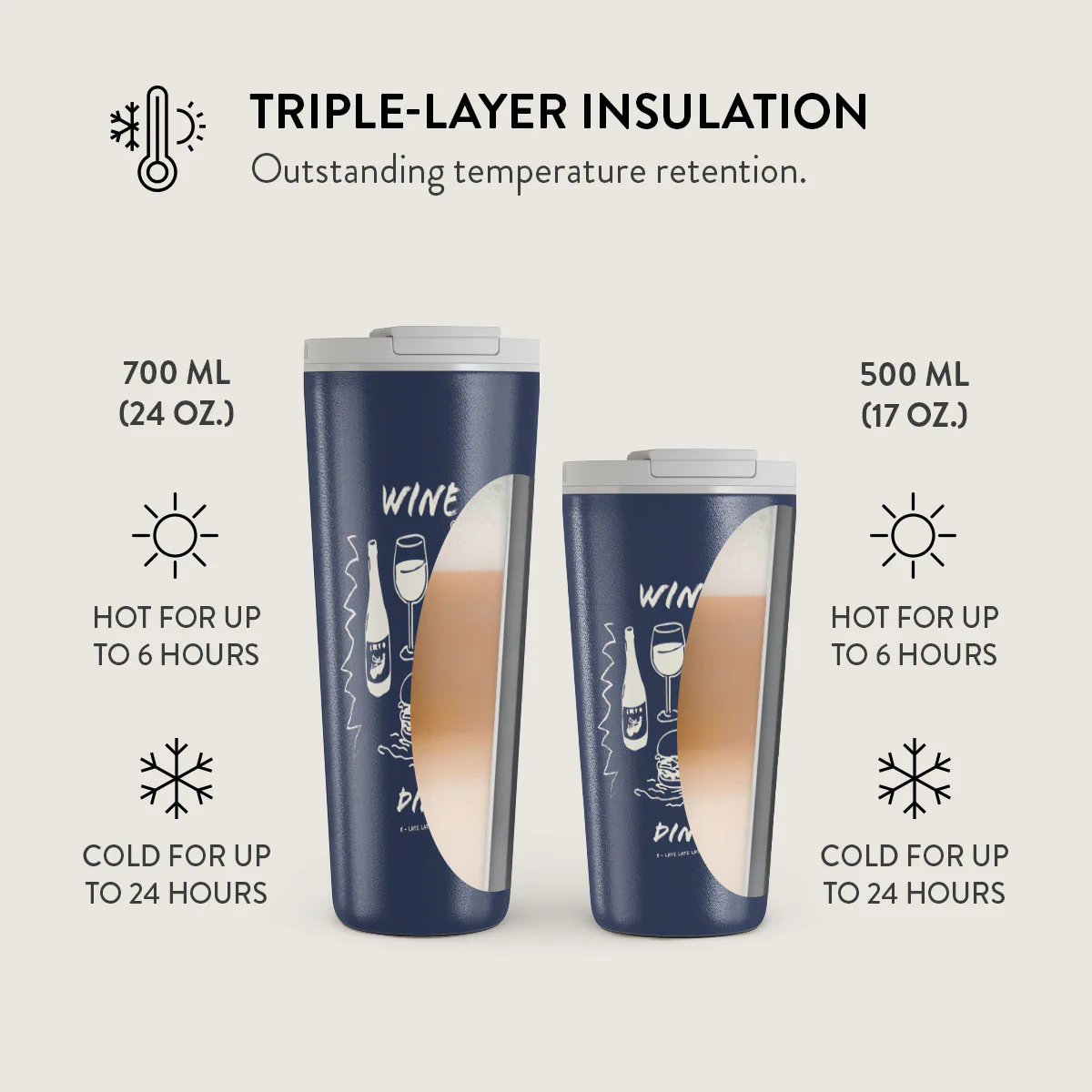Wine & Dine - Travel Mug - Image 13