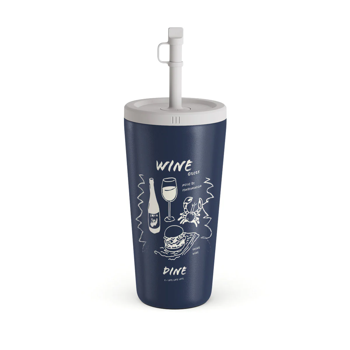 Wine & Dine - Travel Mug - Image 2