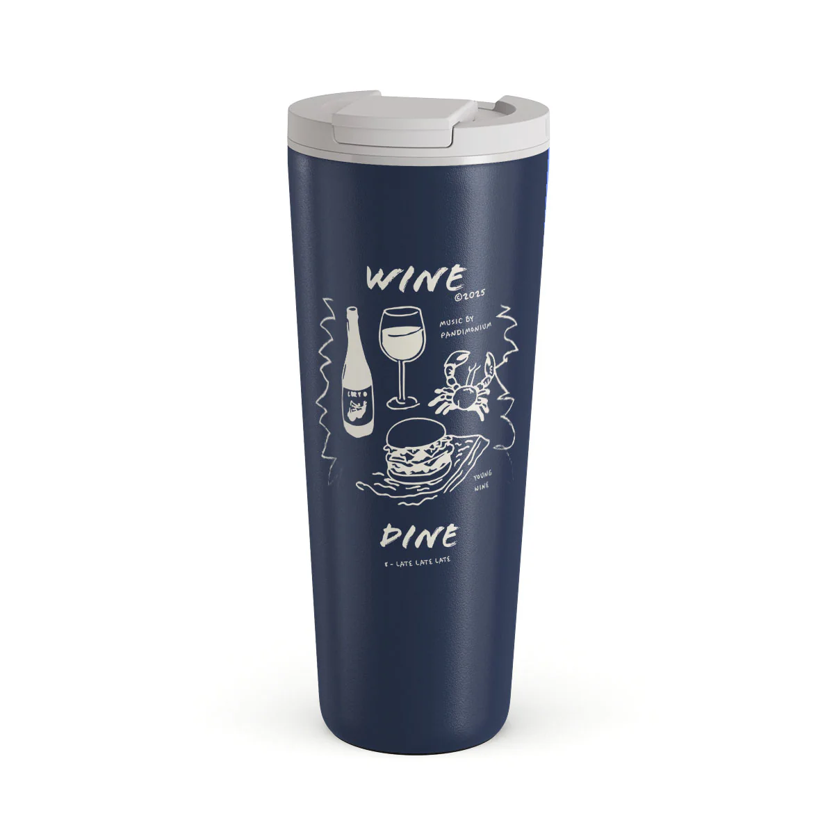 Wine & Dine - Travel Mug - Image 4