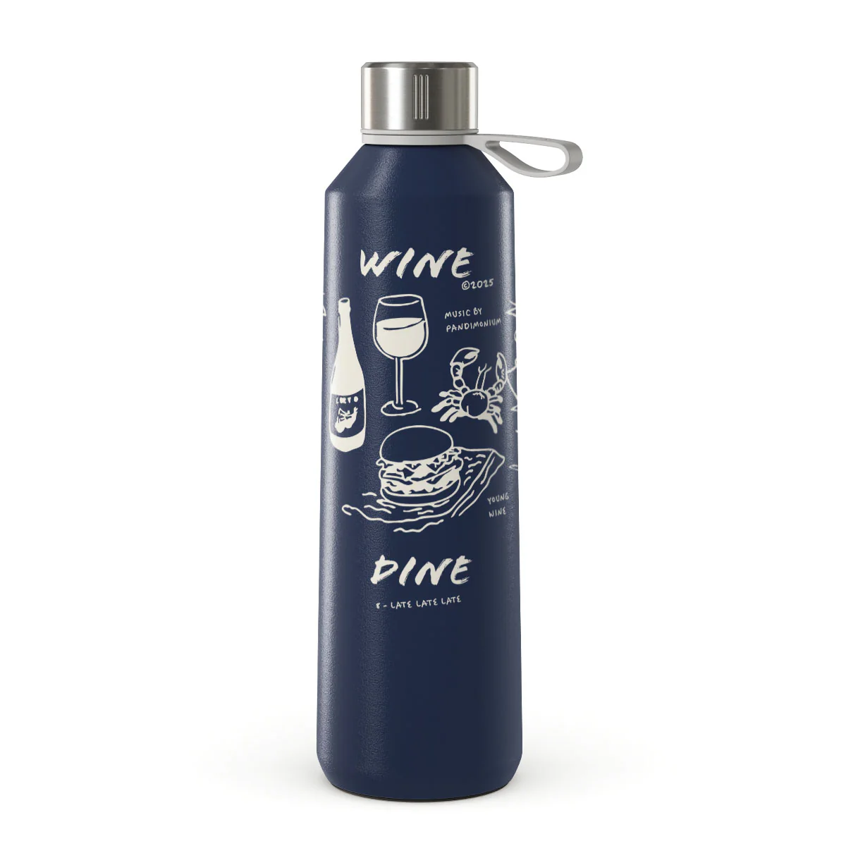 Wine & Dine - Water Bottle - Image 2