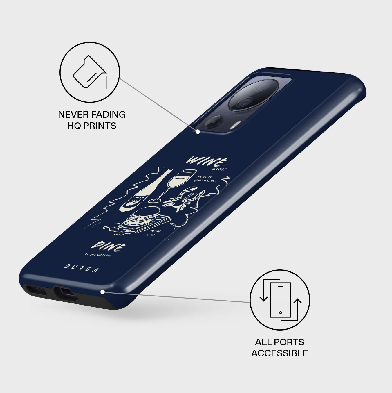Wine & Dine - Xiaomi 13 Lite Case - Image 3