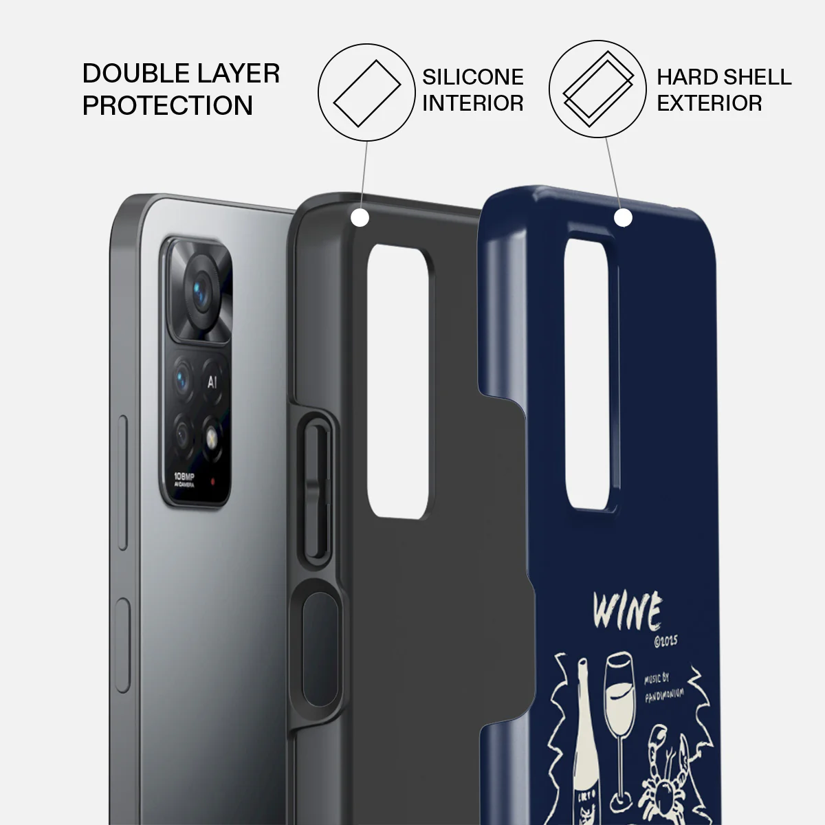 Wine & Dine - Xiaomi Redmi Note 11 Pro+ Case - Image 2