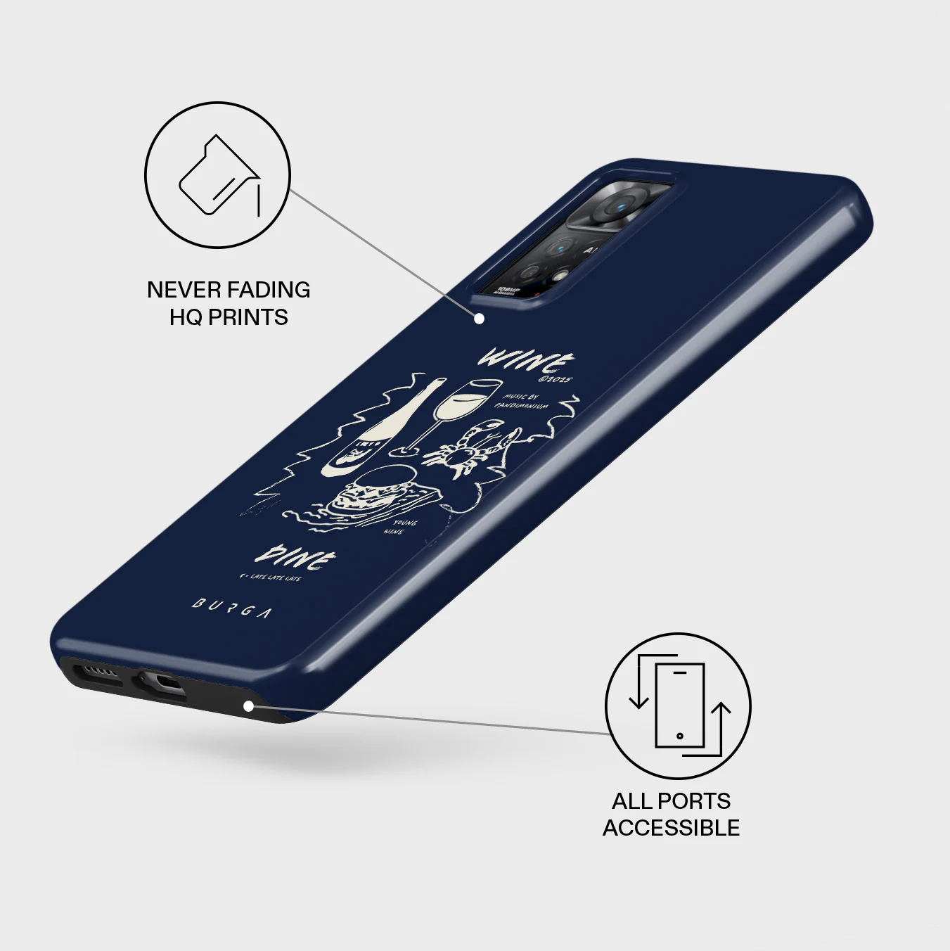 Wine & Dine - Xiaomi Redmi Note 11 Pro+ Case - Image 3
