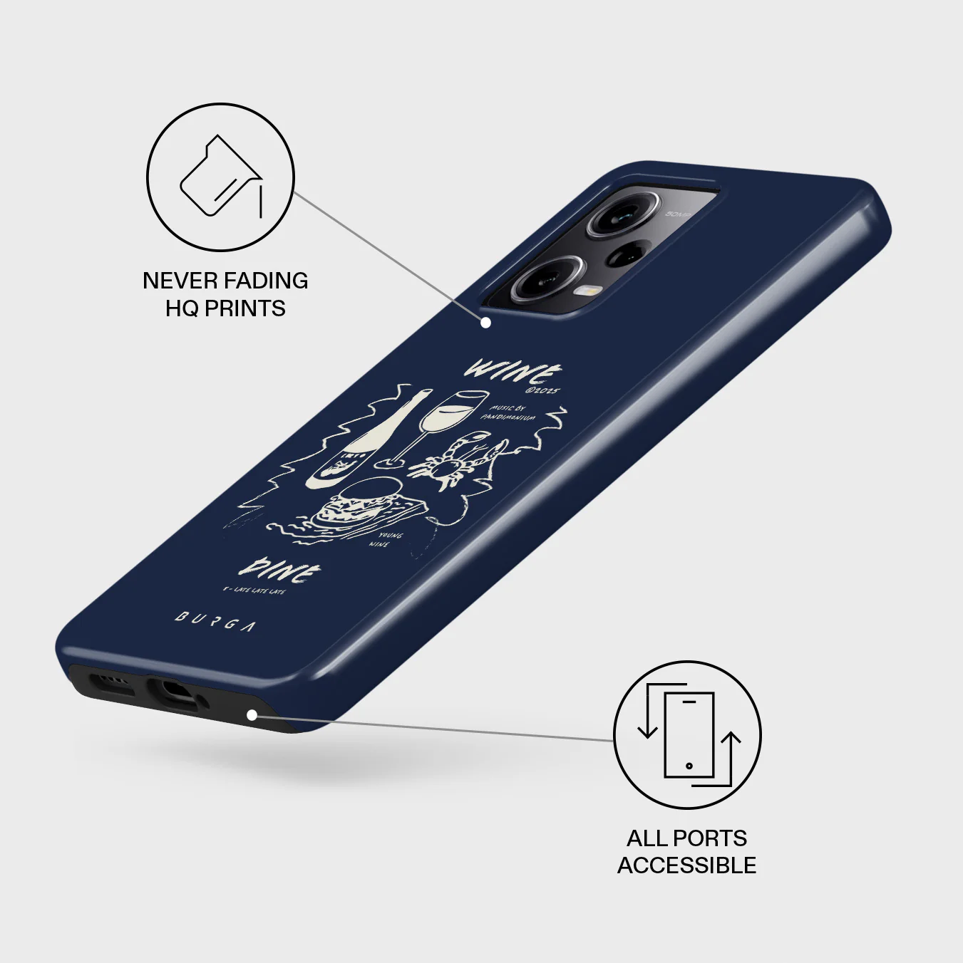 Wine & Dine - Xiaomi Redmi Note 12 Pro+ 5G Case - Image 3