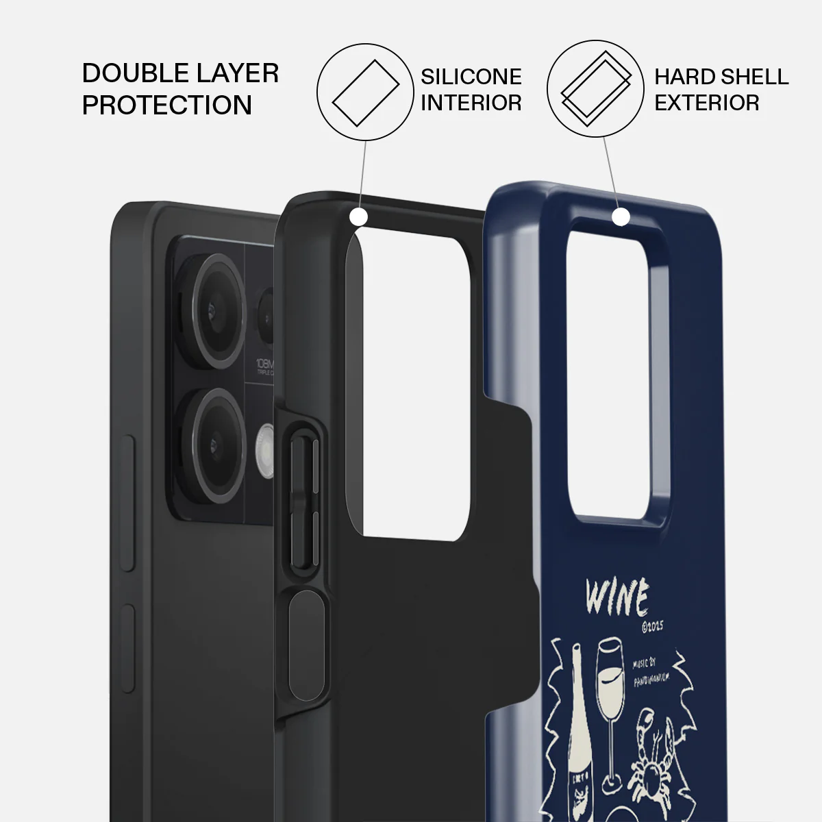 Wine & Dine - Xiaomi Redmi Note 13 5G Case - Image 2