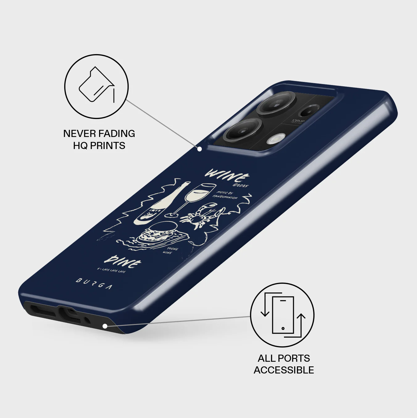 Wine & Dine - Xiaomi Redmi Note 13 5G Case - Image 3