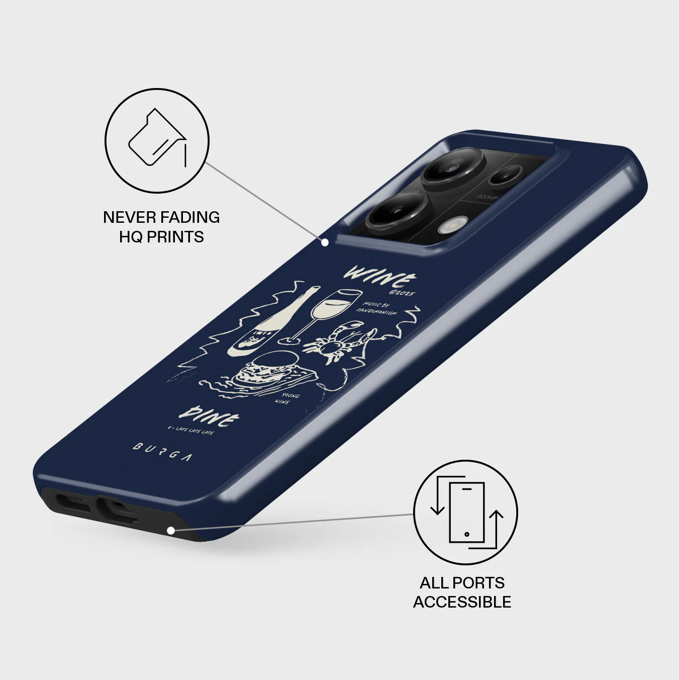 Wine & Dine - Xiaomi Redmi Note 13 Pro 5G Case - Image 3
