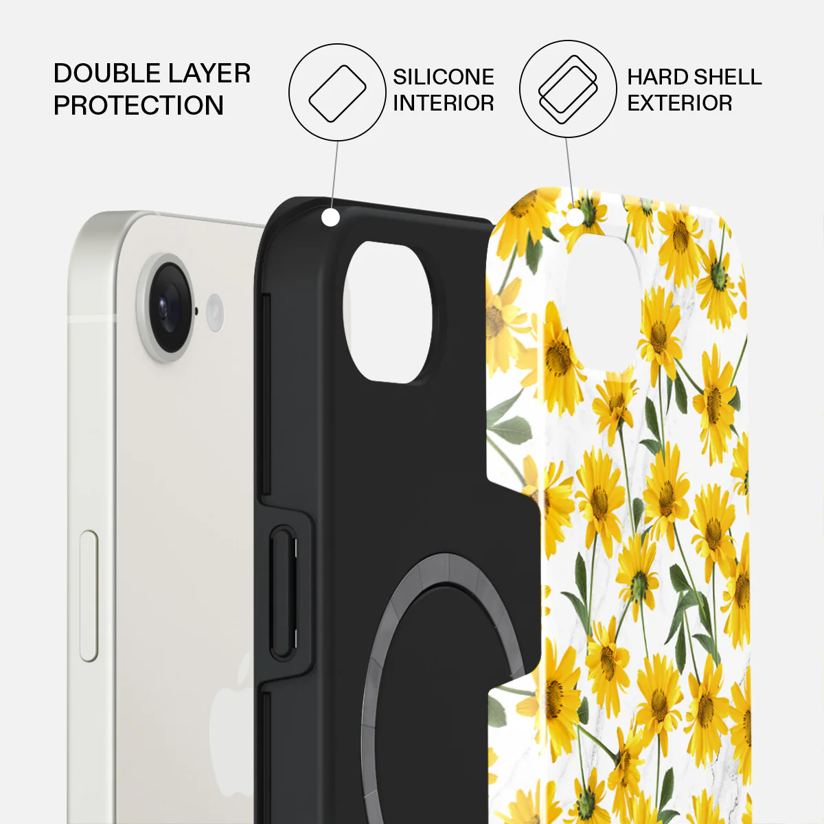 Summer Scent - Yellow Flower iPhone 17e Case - Image 2