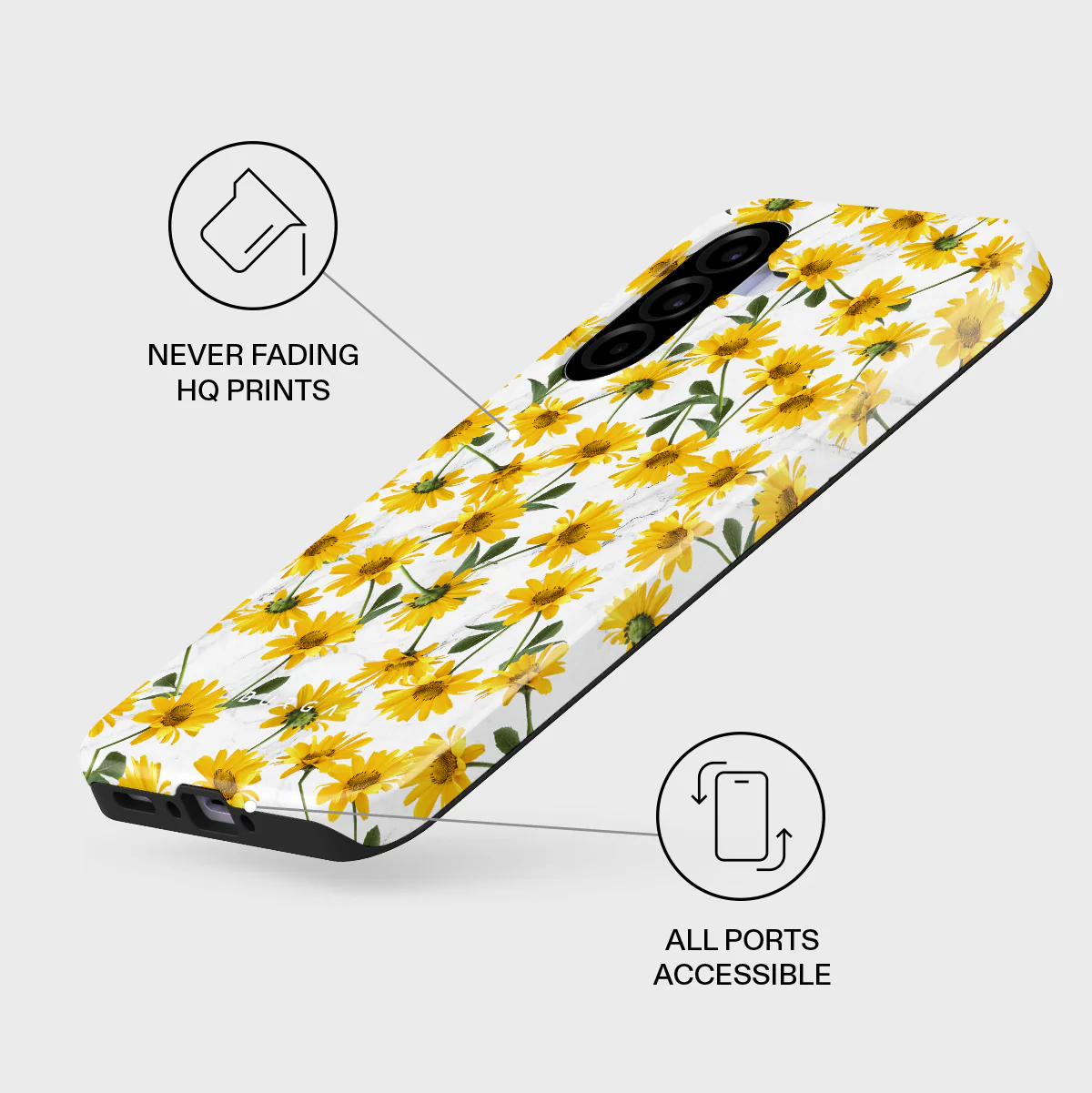 Summer Scent - Yellow Flower Samsung Galaxy A37 5G Case - Image 3