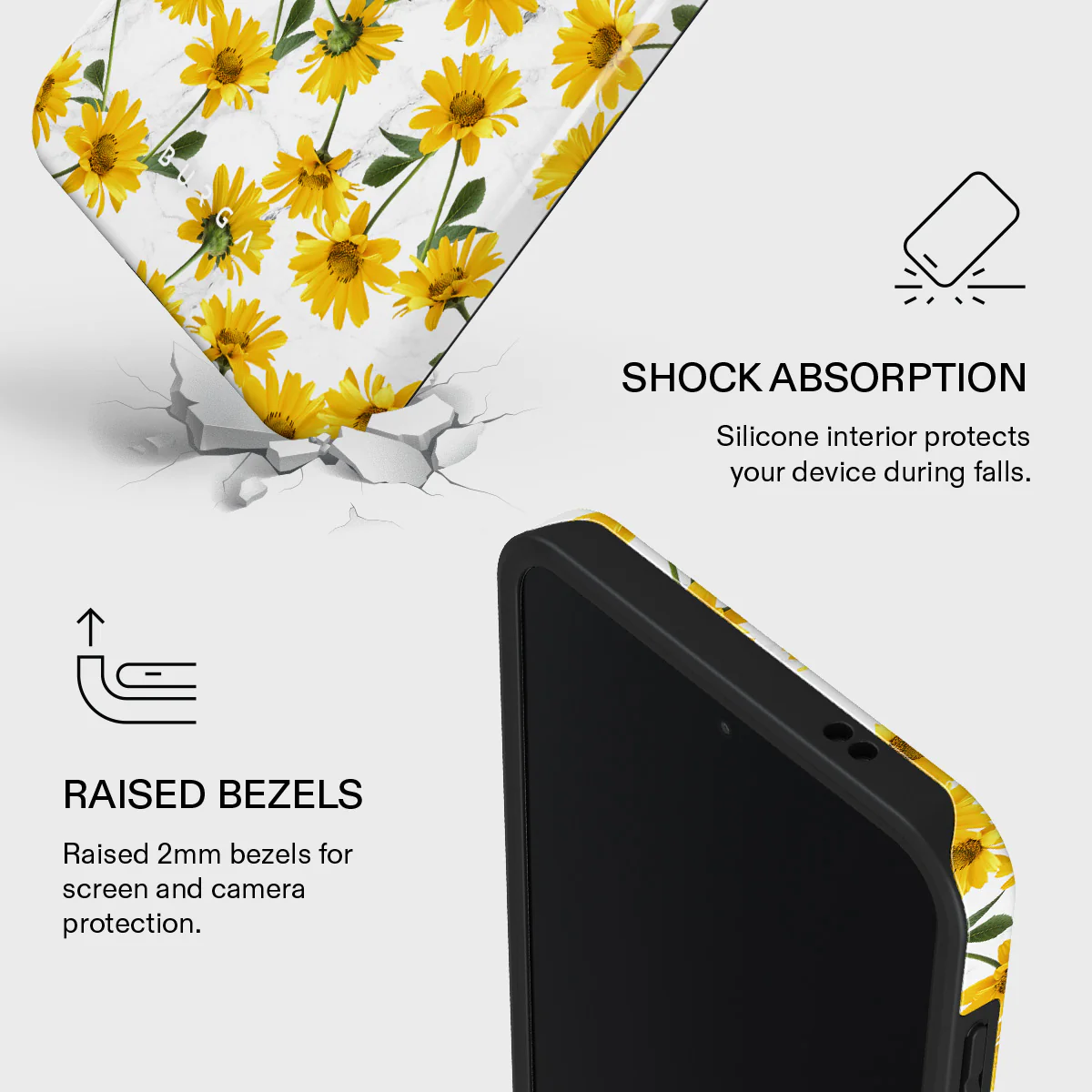 Summer Scent - Yellow Flower Samsung Galaxy A57 5G Case - Image 4
