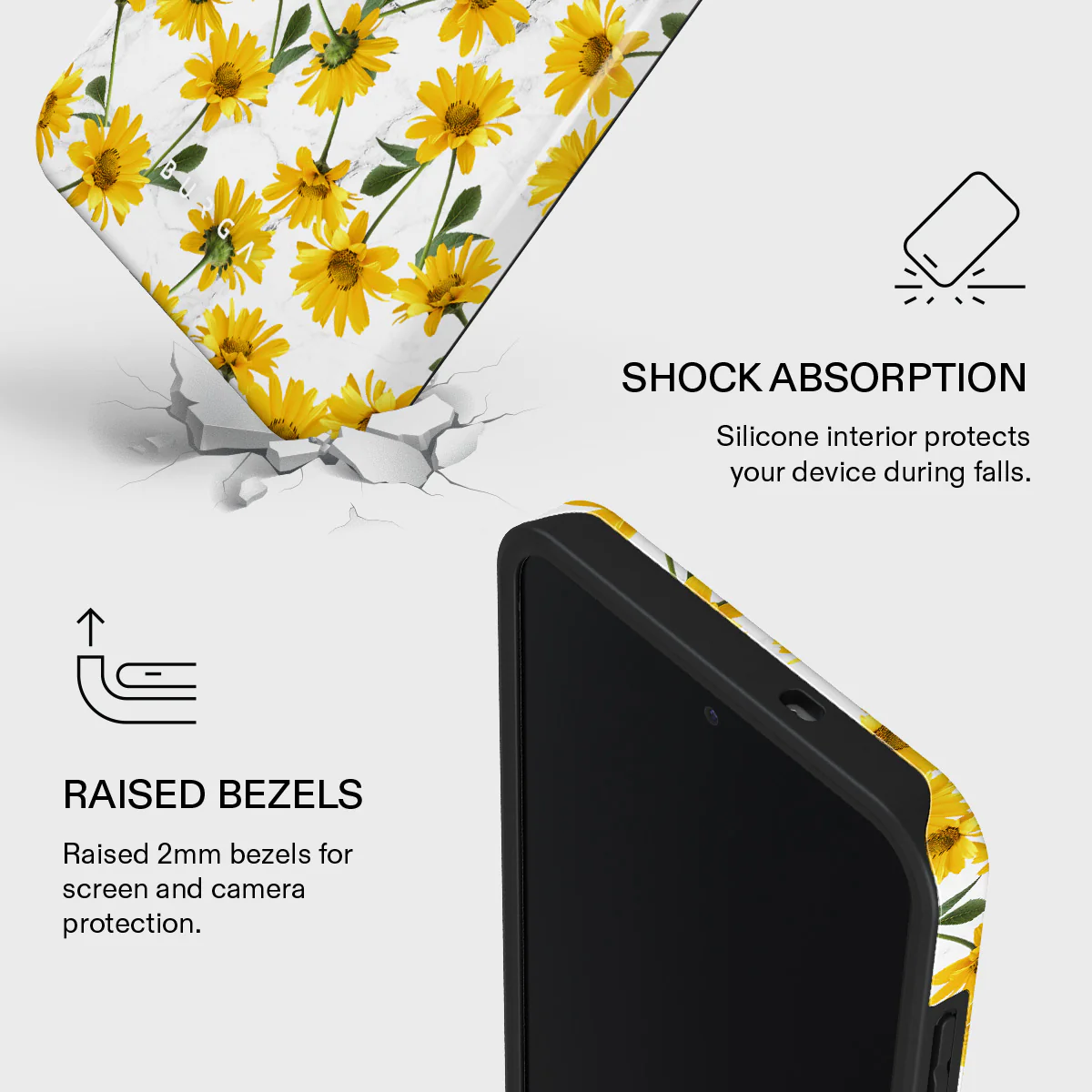 Summer Scent - Yellow Flower Samsung Galaxy S25 FE Case - Image 4