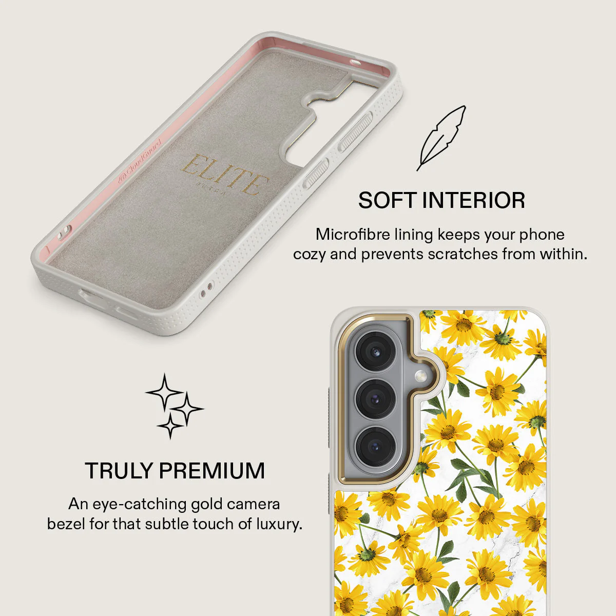Summer Scent - Yellow Flower Samsung Galaxy S26 Case - Image 31