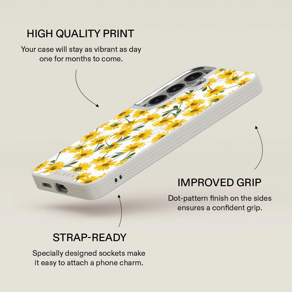 Summer Scent - Yellow Flower Samsung Galaxy S26 Case - Image 37