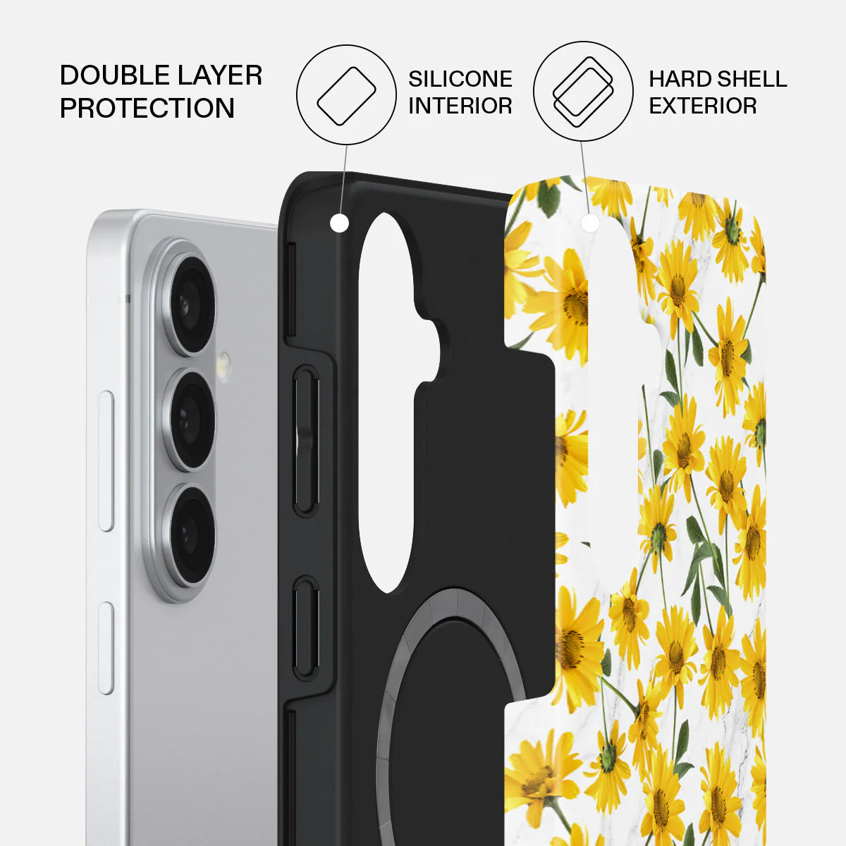 Summer Scent - Yellow Flower Samsung Galaxy S26 Plus Case - Image 2