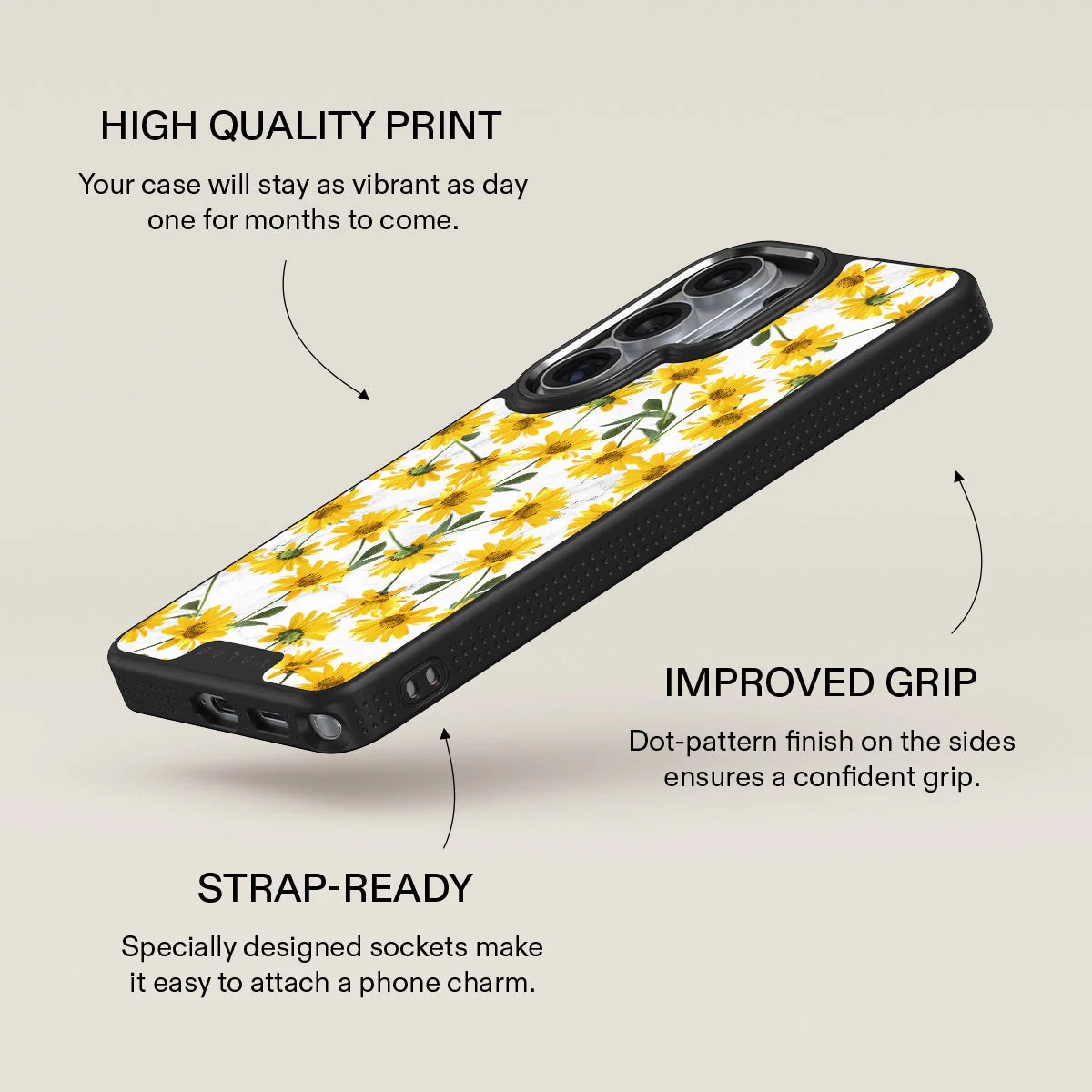 Summer Scent - Yellow Flower Samsung Galaxy S26 Ultra Case - Image 16