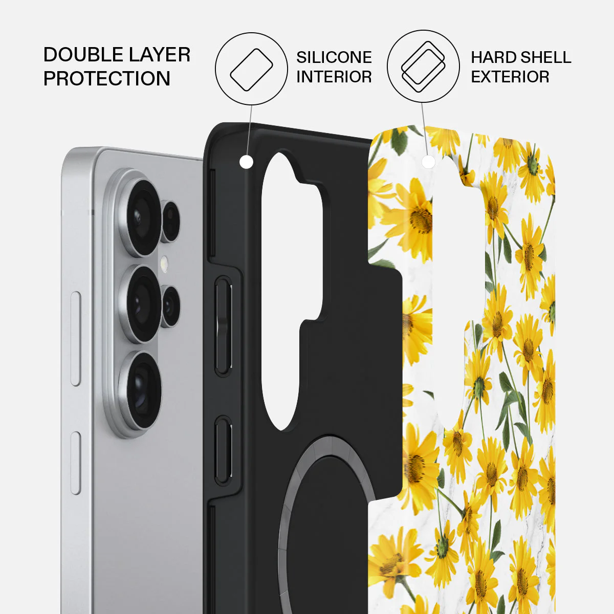 Summer Scent - Yellow Flower Samsung Galaxy S26 Ultra Case - Image 2