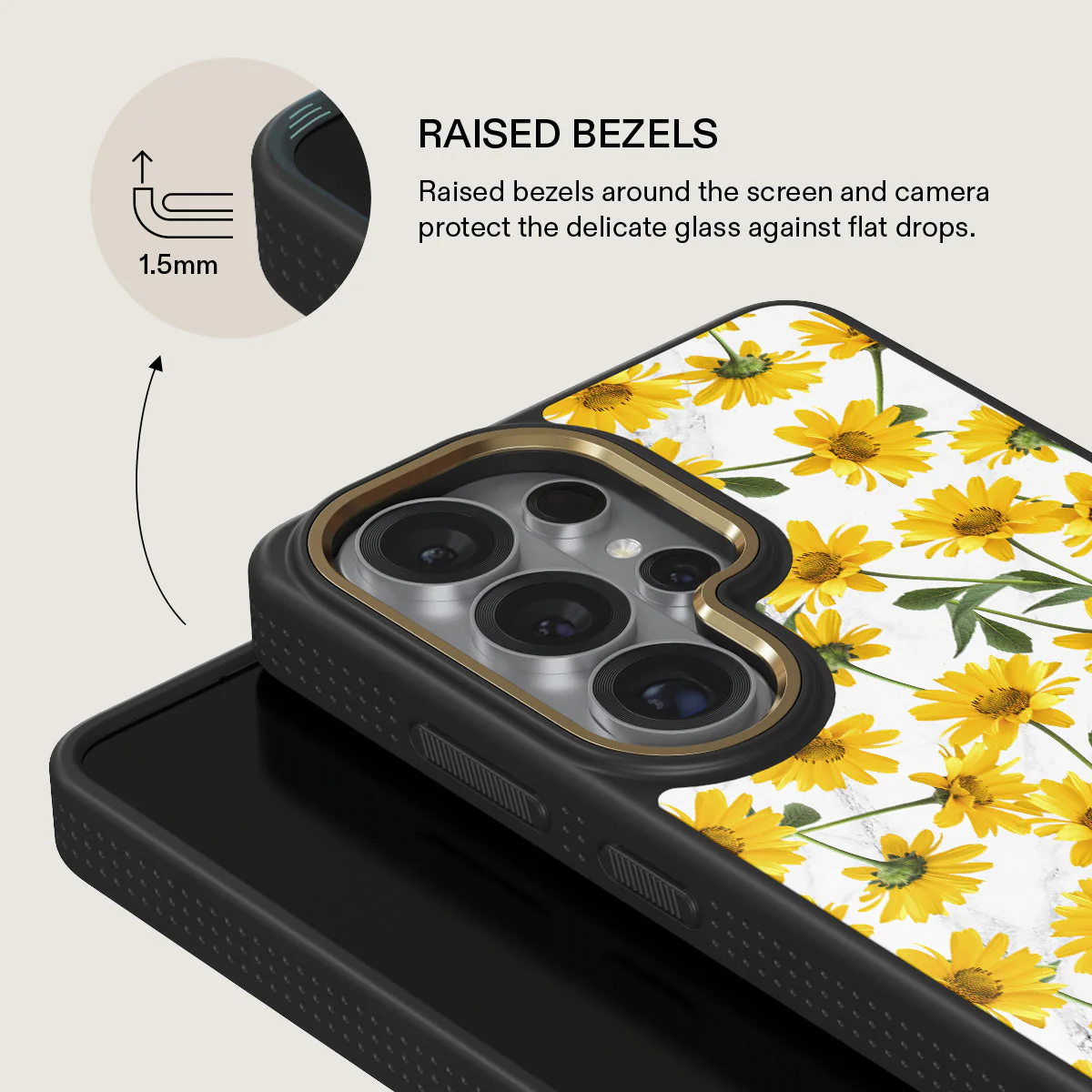 Summer Scent - Yellow Flower Samsung Galaxy S26 Ultra Case - Image 8