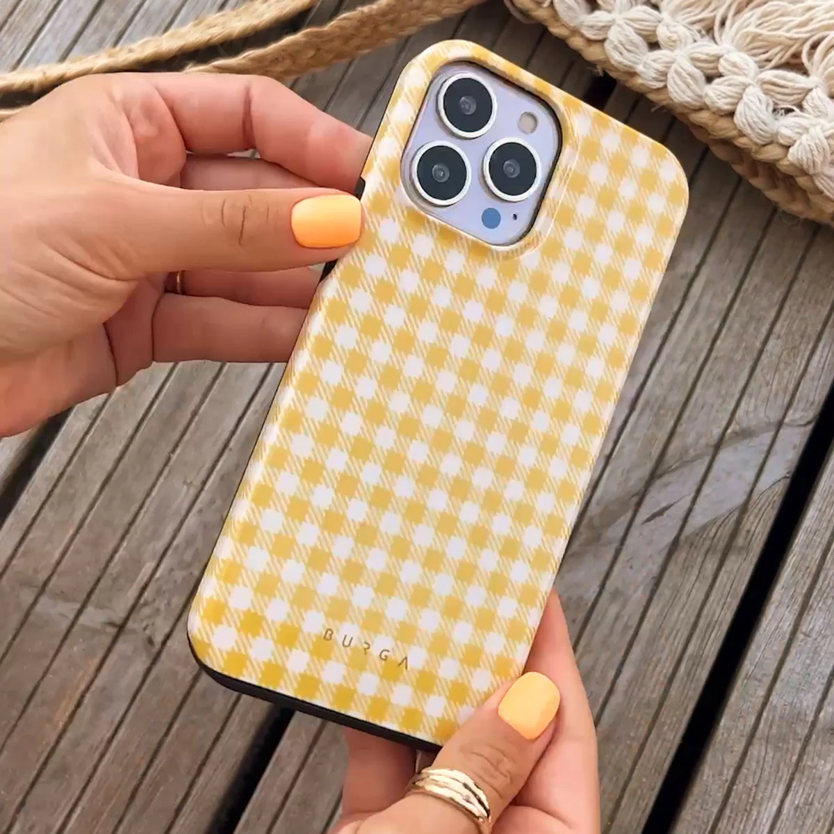 Tuscan Sun - Yellow Plaid Samsung Galaxy S26 Case - Image 40