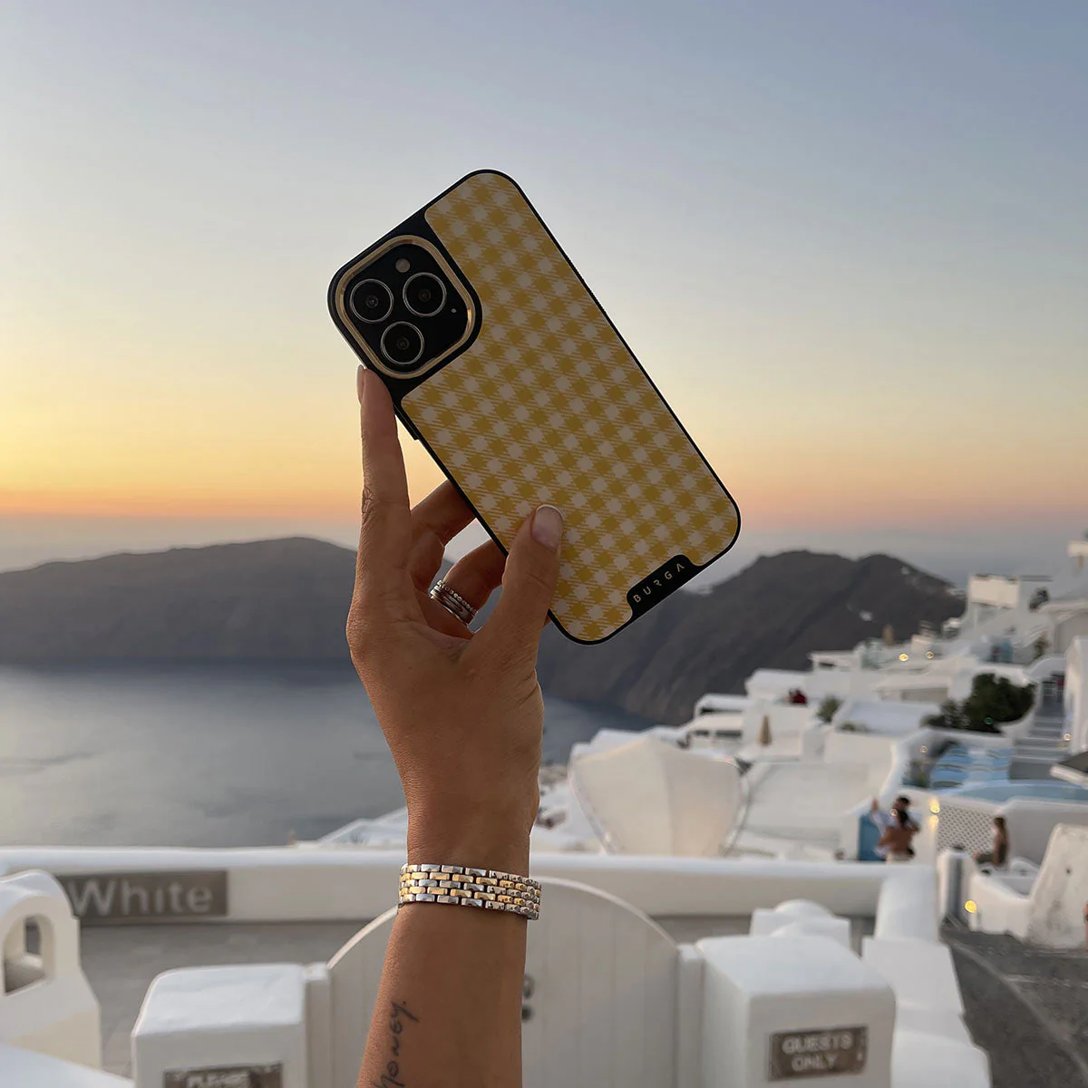 Tuscan Sun - Yellow Plaid Samsung Galaxy S26 Case - Image 49