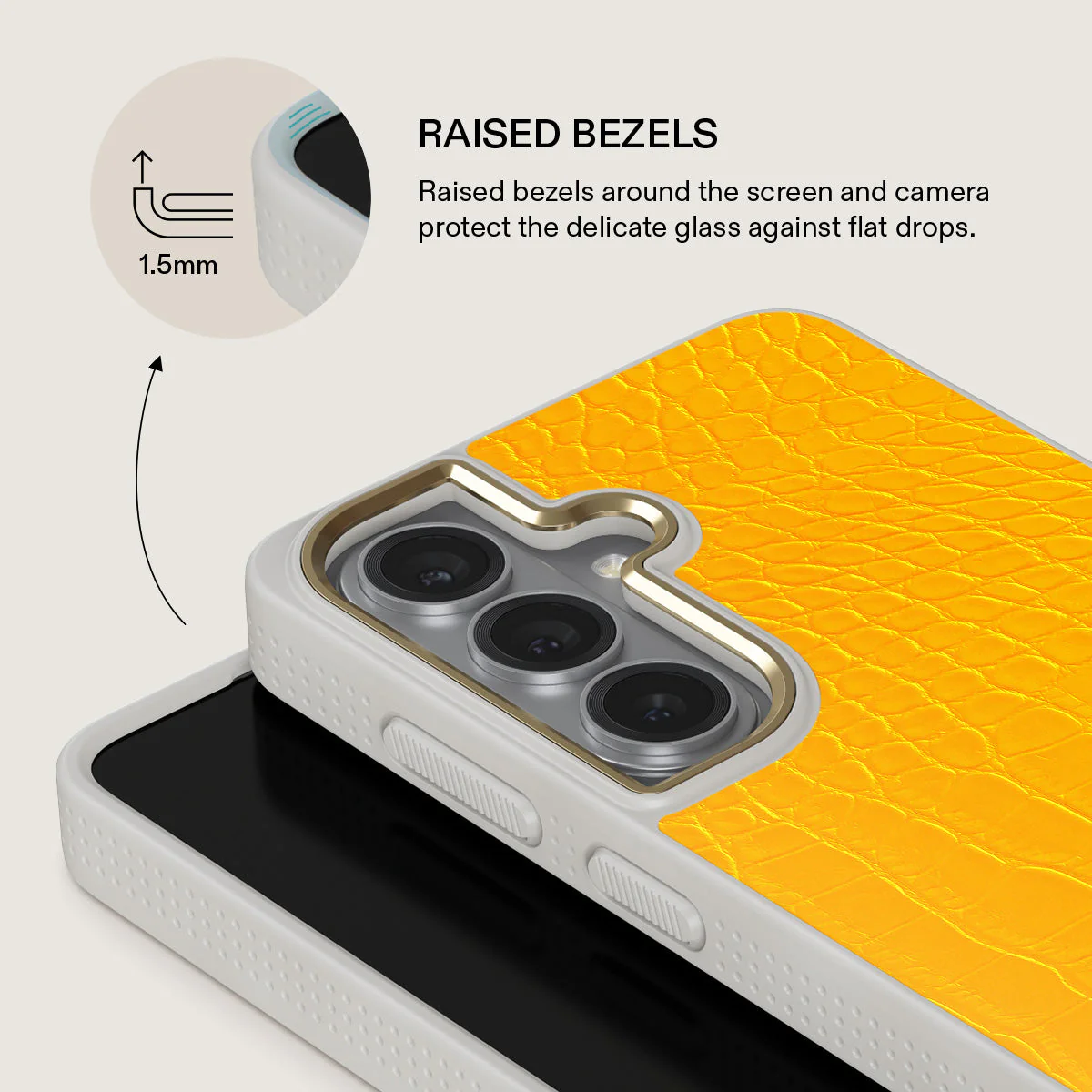 Canary Yellow - Snake Skin Samsung Galaxy S26 Case - Image 29