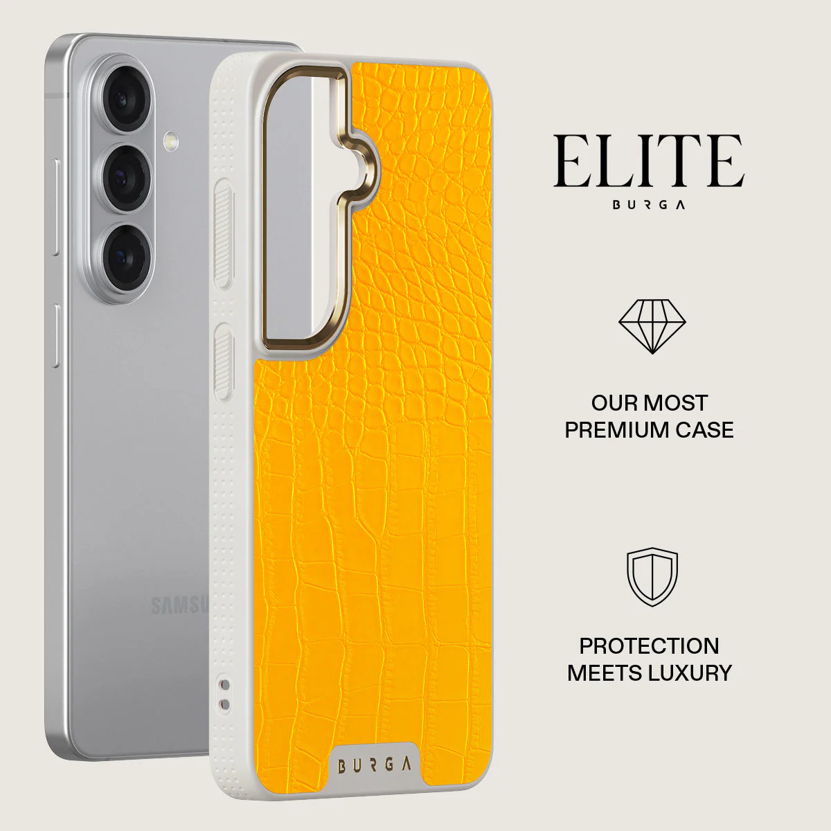 Canary Yellow - Snake Skin Samsung Galaxy S26 Plus Case - Image 27