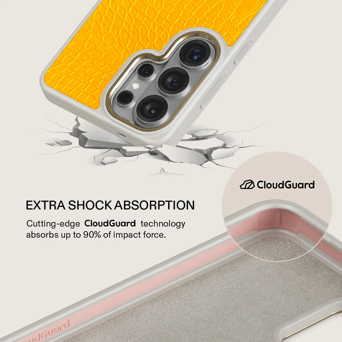 Canary Yellow - Snake Skin Samsung Galaxy S26 Ultra Case - Image 28