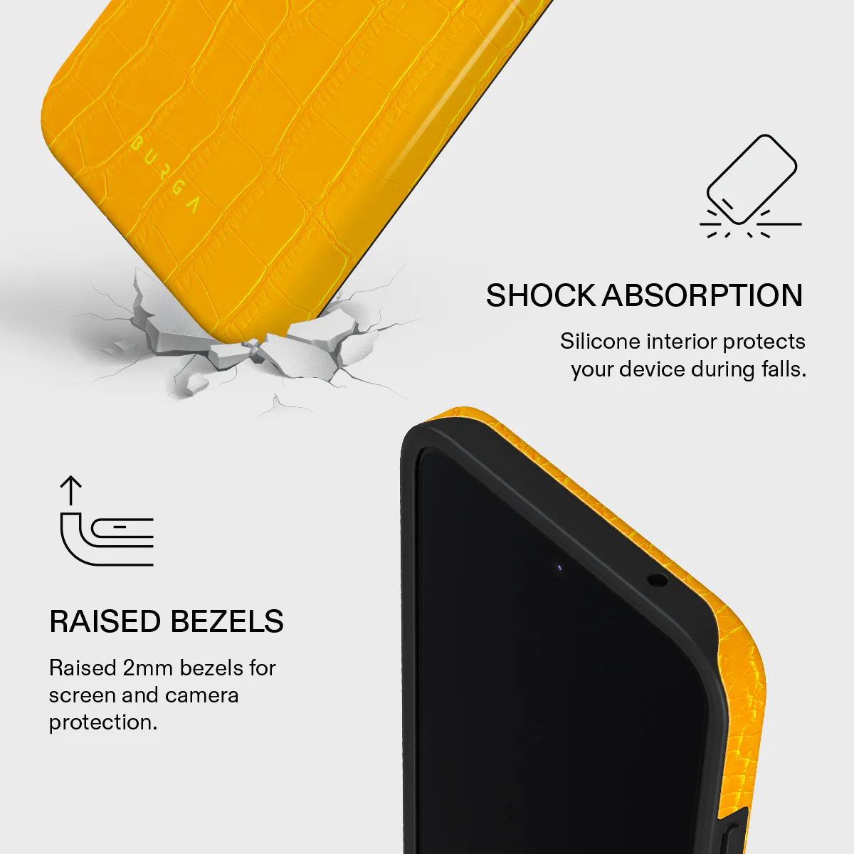 Canary Yellow - Snake Skin Xiaomi 15T Case - Image 4
