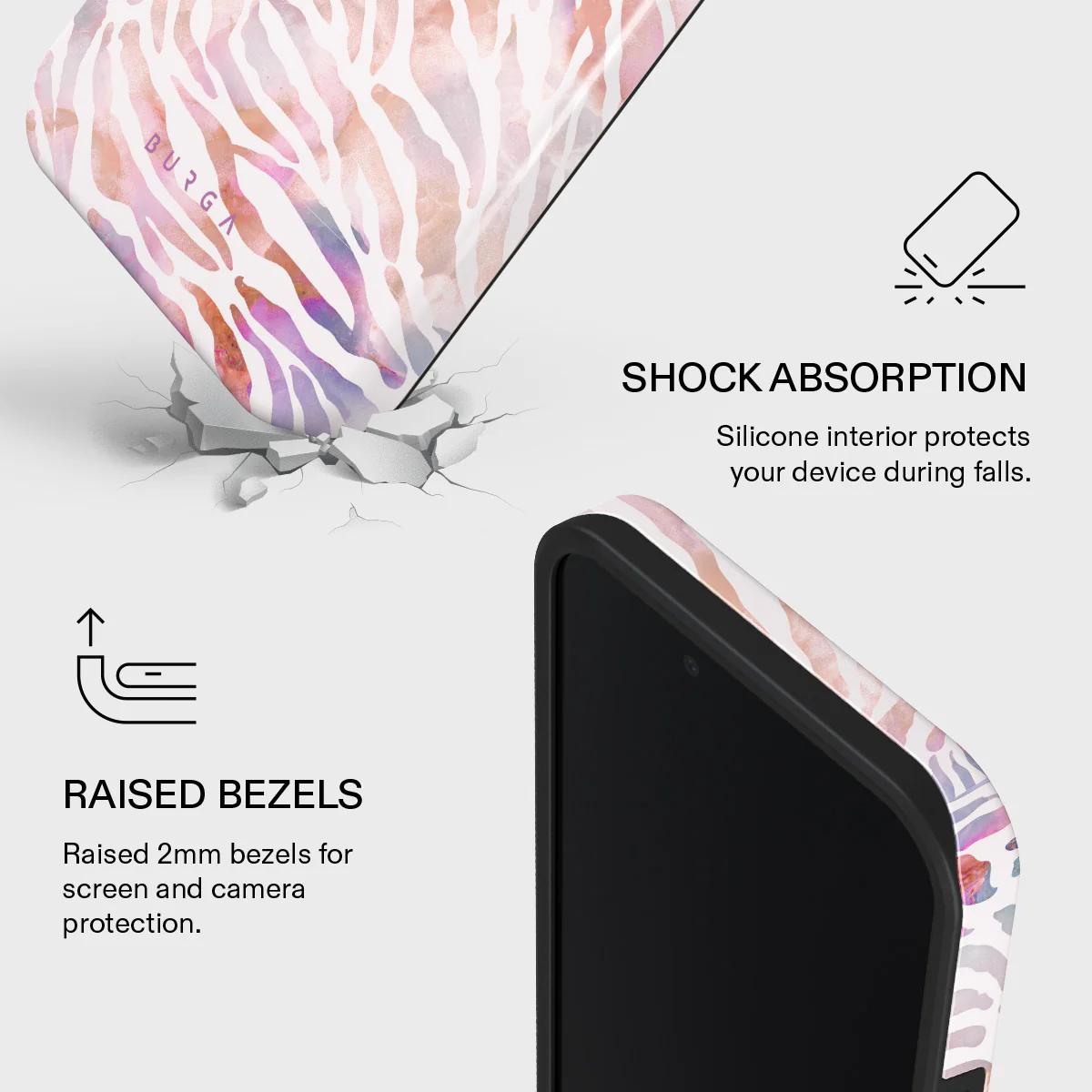 Sultry July - Zebra iPhone 17e Case - Image 4