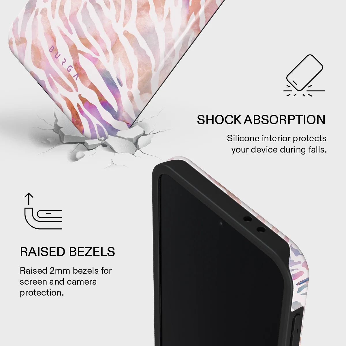 Sultry July - Zebra Samsung Galaxy A37 5G Case - Image 4