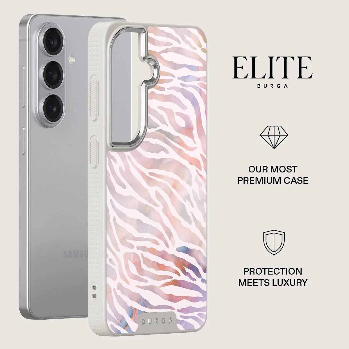 Sultry July - Zebra Samsung Galaxy S26 Case - Image 34