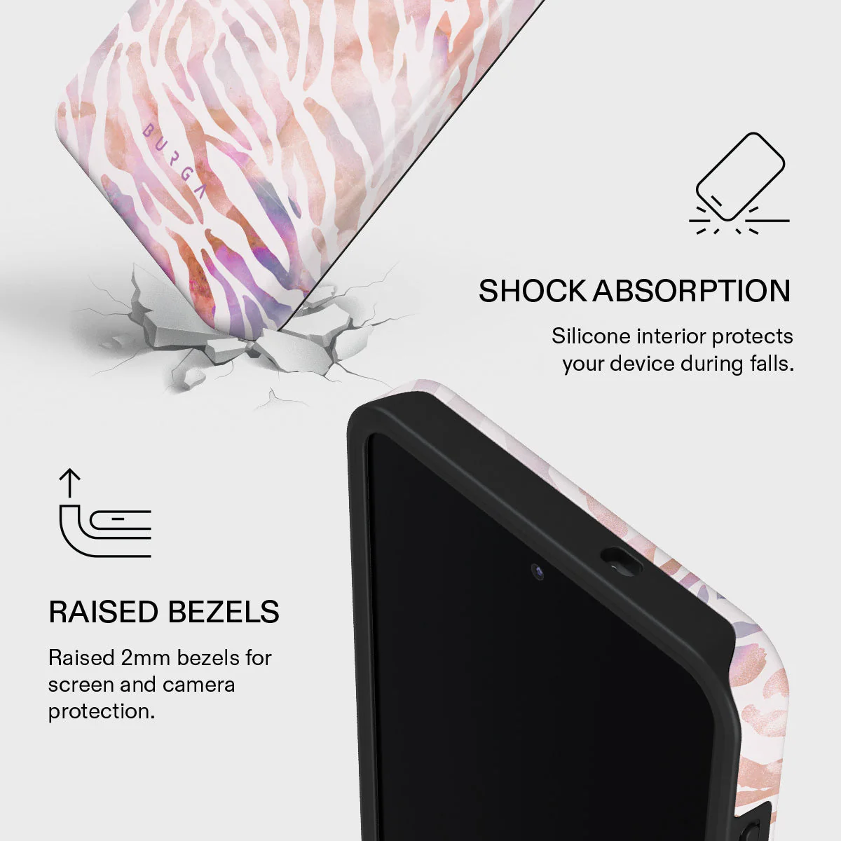 Sultry July - Zebra Samsung Galaxy S26 Case - Image 4