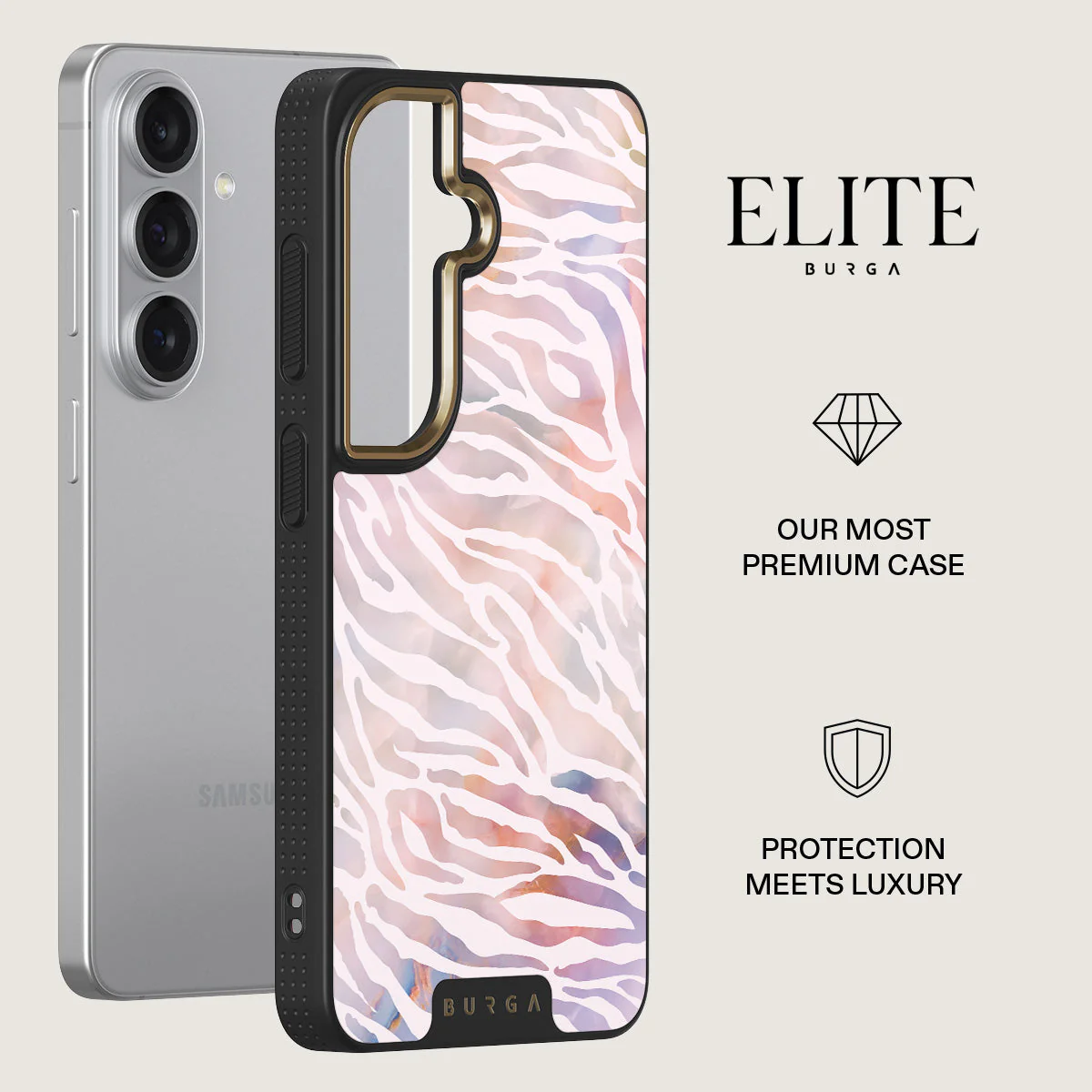 Sultry July - Zebra Samsung Galaxy S26 Case - Image 6