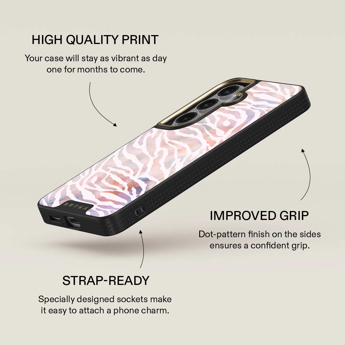 Sultry July - Zebra Samsung Galaxy S26 Case - Image 9
